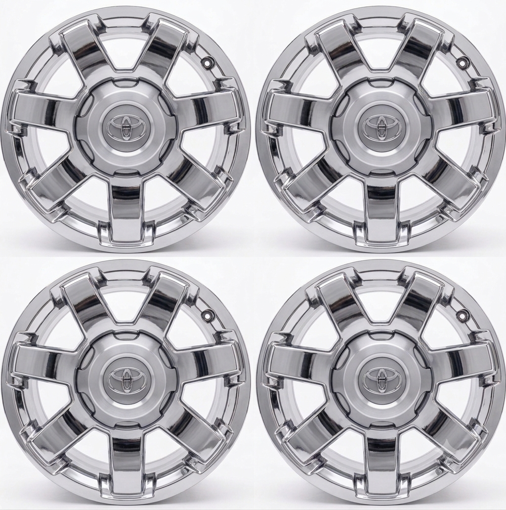 17" Toyota 4Runner Bright Chrome wheels rims Factory OEM set 75154